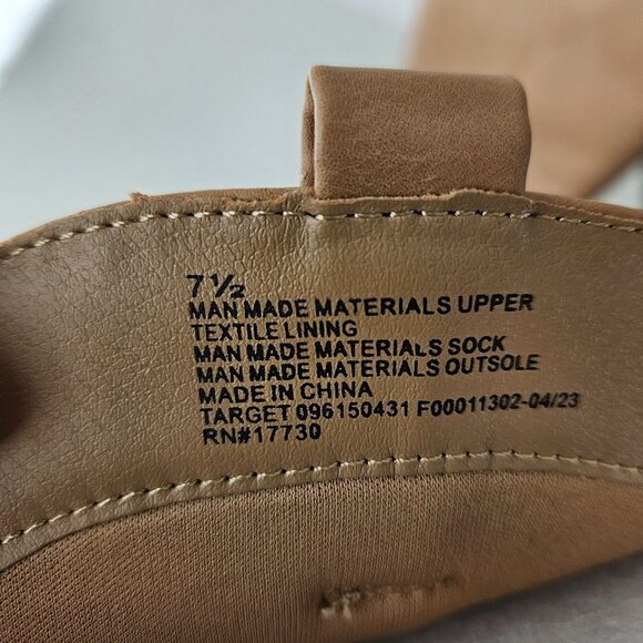 Universal Thread Womens Western Knee High Light Brown Memory Foam Boots Size 7.5 - Picture 7 of 14